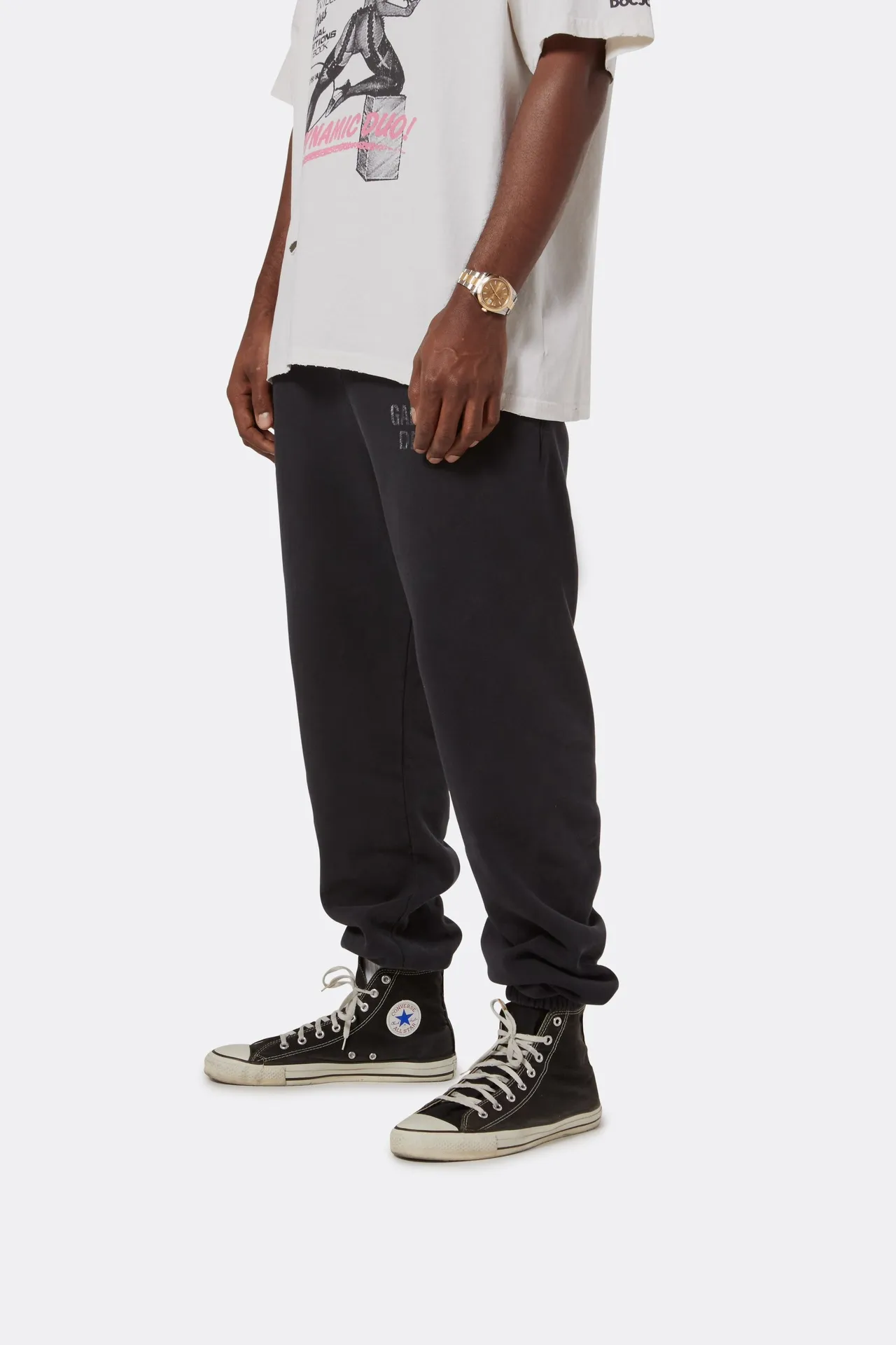 Gallery Dept. English Logo Sweat Pant English Basic Logo Sweat Pant Vintage Washed Trousers Washed Black S-XL ⚠️Note: The genuine product is not black and the color is navy blue. Don’t buy the wrong one!